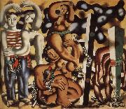 Fernard Leger The composition having two parrot oil painting